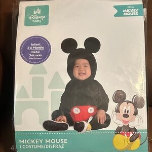 Disney Mickey Mouse Baby Costume - Black and Red
